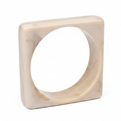 Square Acrylic Designer Bangle Bracelet