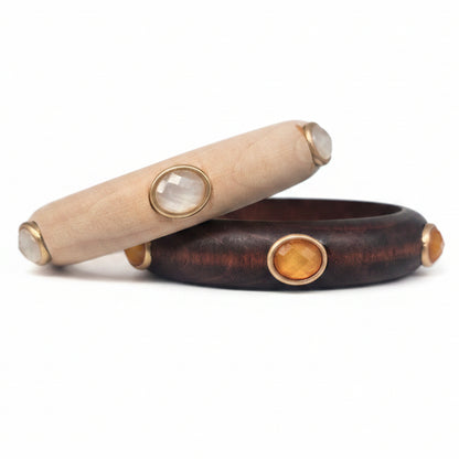 Wooden Cabochon Bangle