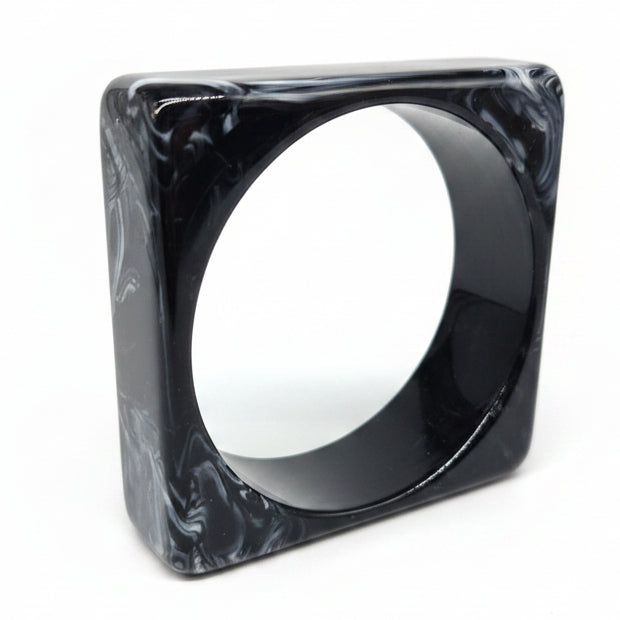 Square Acrylic Designer Bangle Bracelet