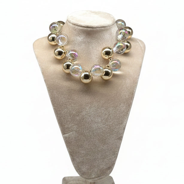 Bubble statement necklace-assorted colors
