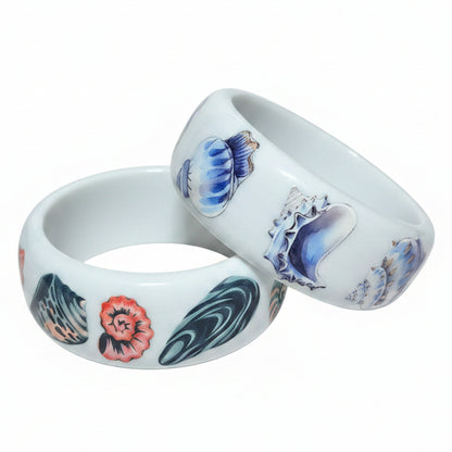 Seashells Acrylic Bangle