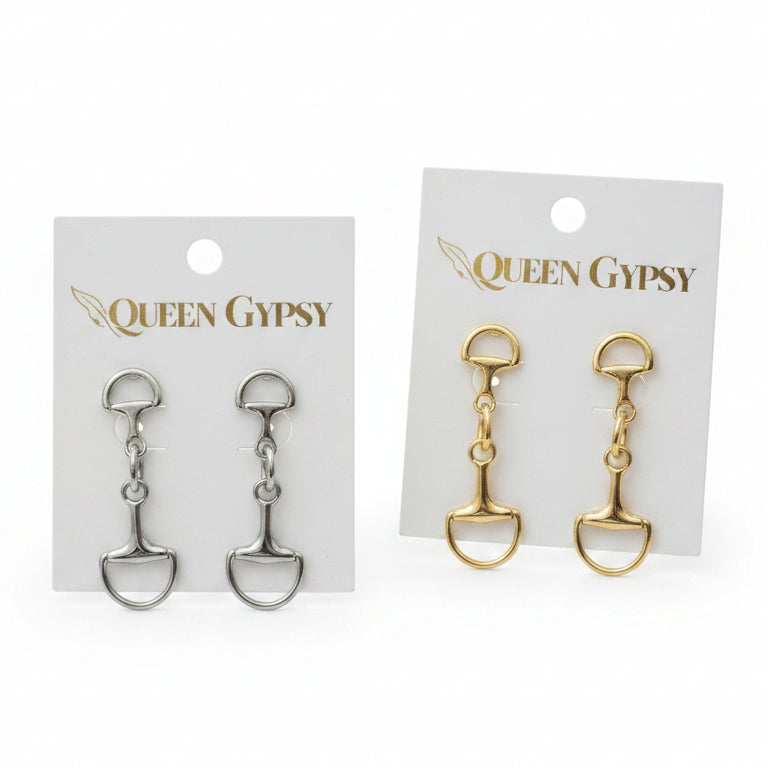 Horse Bit Post Earring