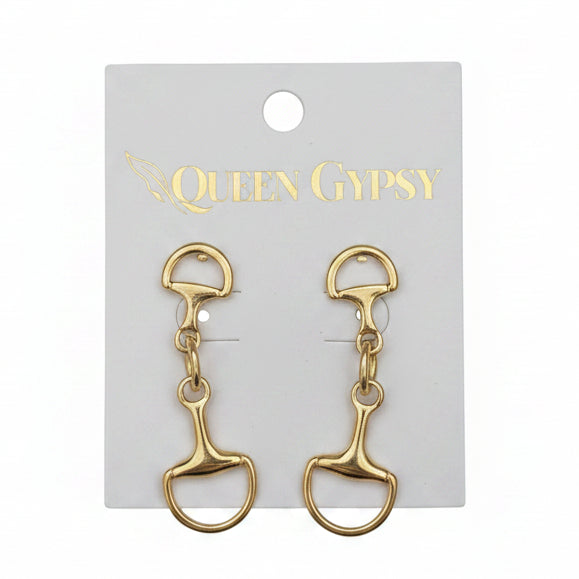 Horse Bit Post Earring