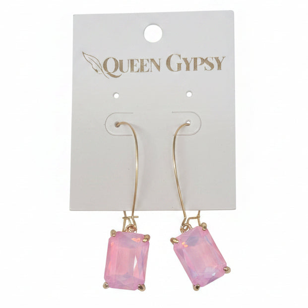 Glitz & Glam Wire Loop Earrings