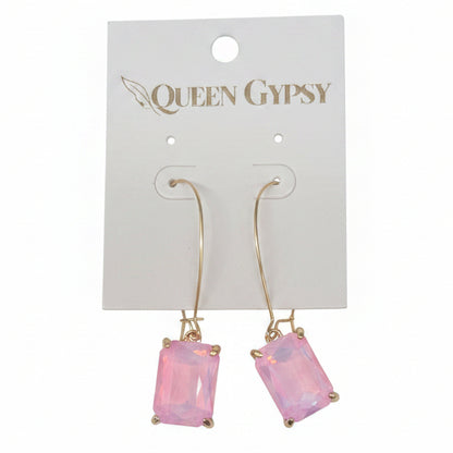 Glitz & Glam Wire Loop Earrings