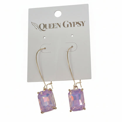 Glitz & Glam Wire Loop Earrings