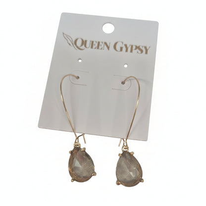 Glitz & Glam Wire Loop Earrings