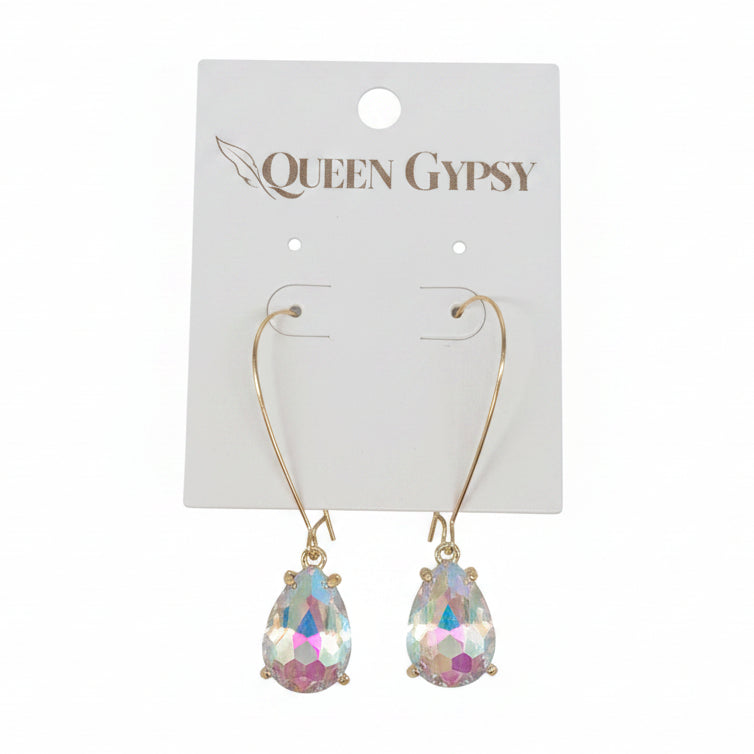 Glitz & Glam Wire Loop Earrings
