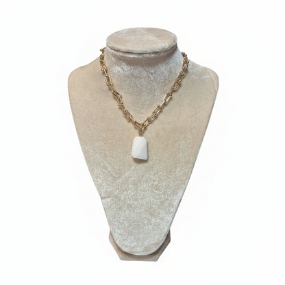 Luxe Gemstone Link Necklace