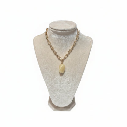 Luxe Gemstone Link Necklace