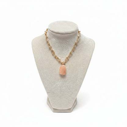 Luxe Gemstone Link Necklace