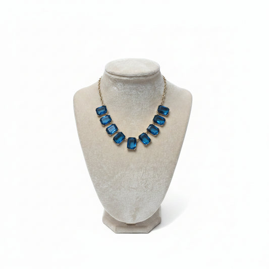 Glitz & Glam Emerald-Cut Statement Necklace