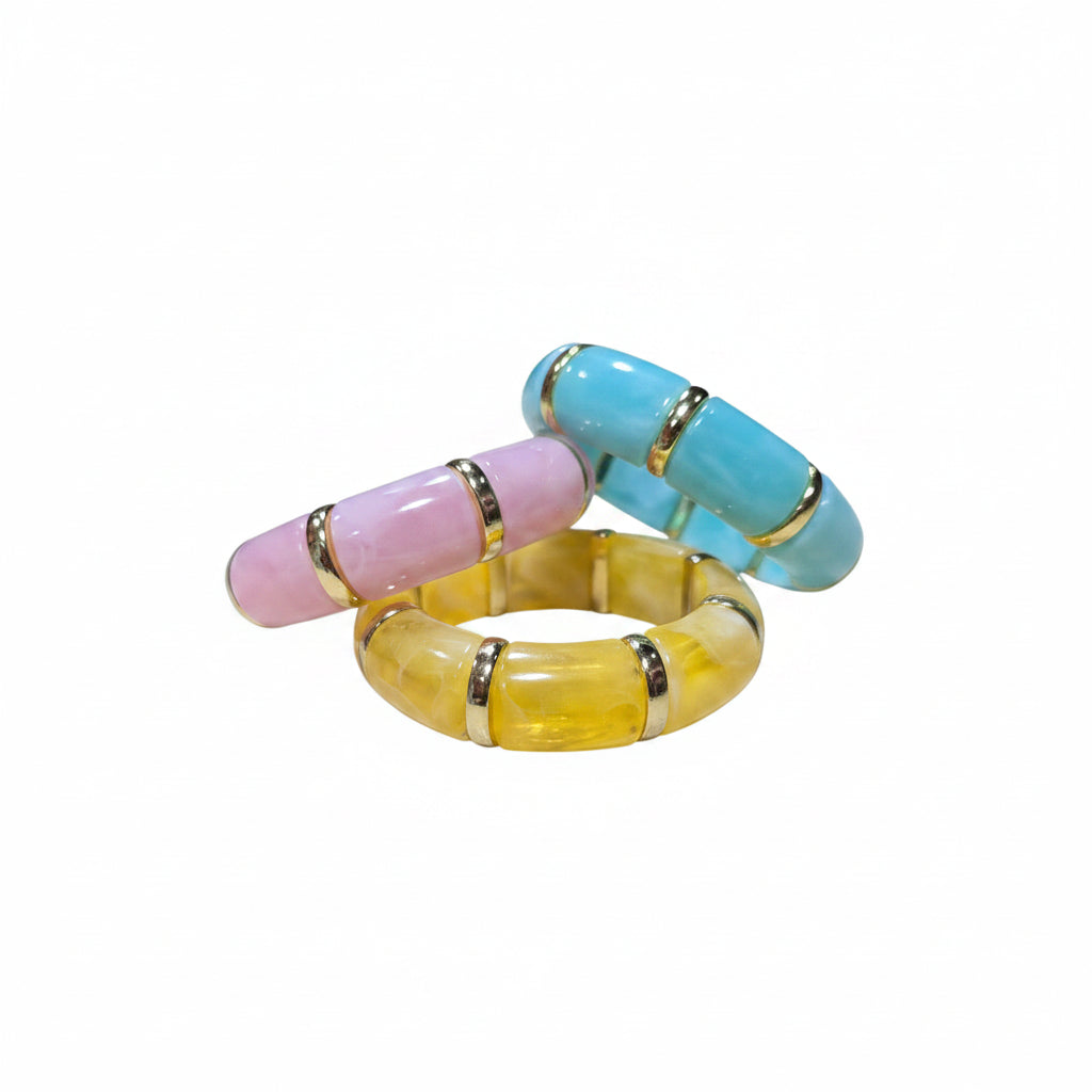 Sorbet Stacks Stretch Bracelets