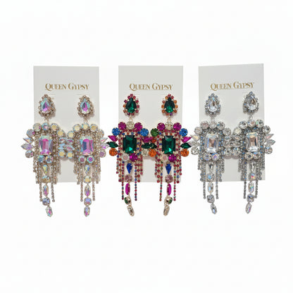 Showstopper Shimmer Chandelier Earrings
