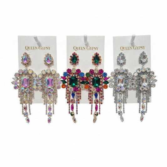 Showstopper Shimmer Chandelier Earrings
