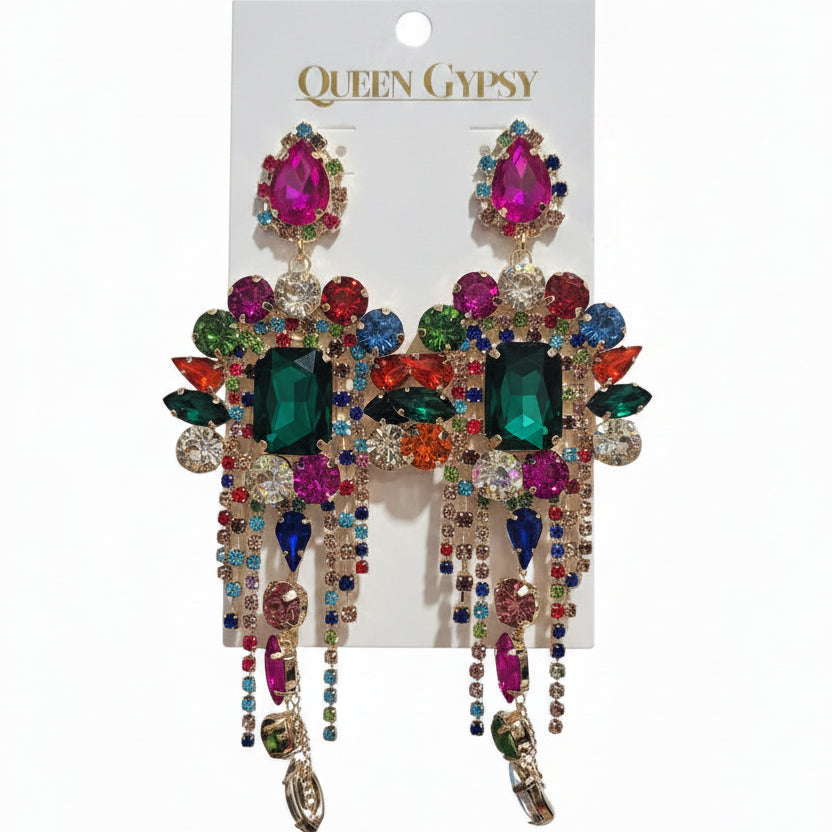 Showstopper Shimmer Chandelier Earrings