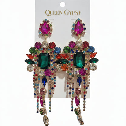 Showstopper Shimmer Chandelier Earrings