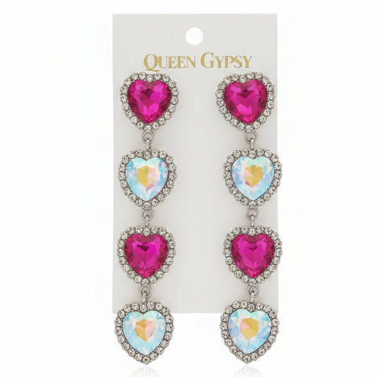 Sweetheart Sensation Mega Dangle Earrings
