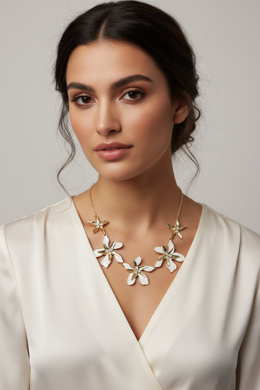 Petals in Bloom Statement Necklace