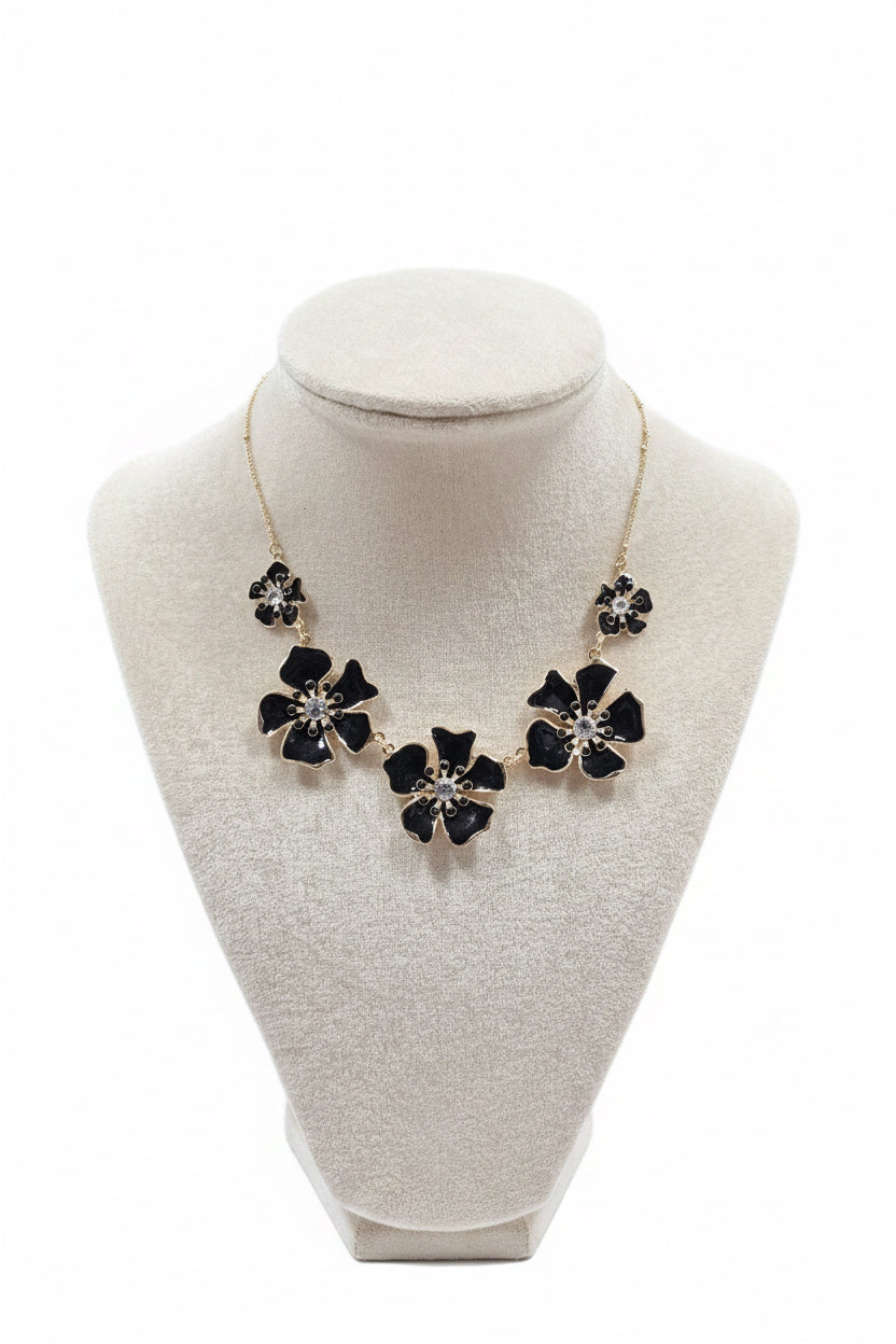 Pretty Blooms Enamel Necklace