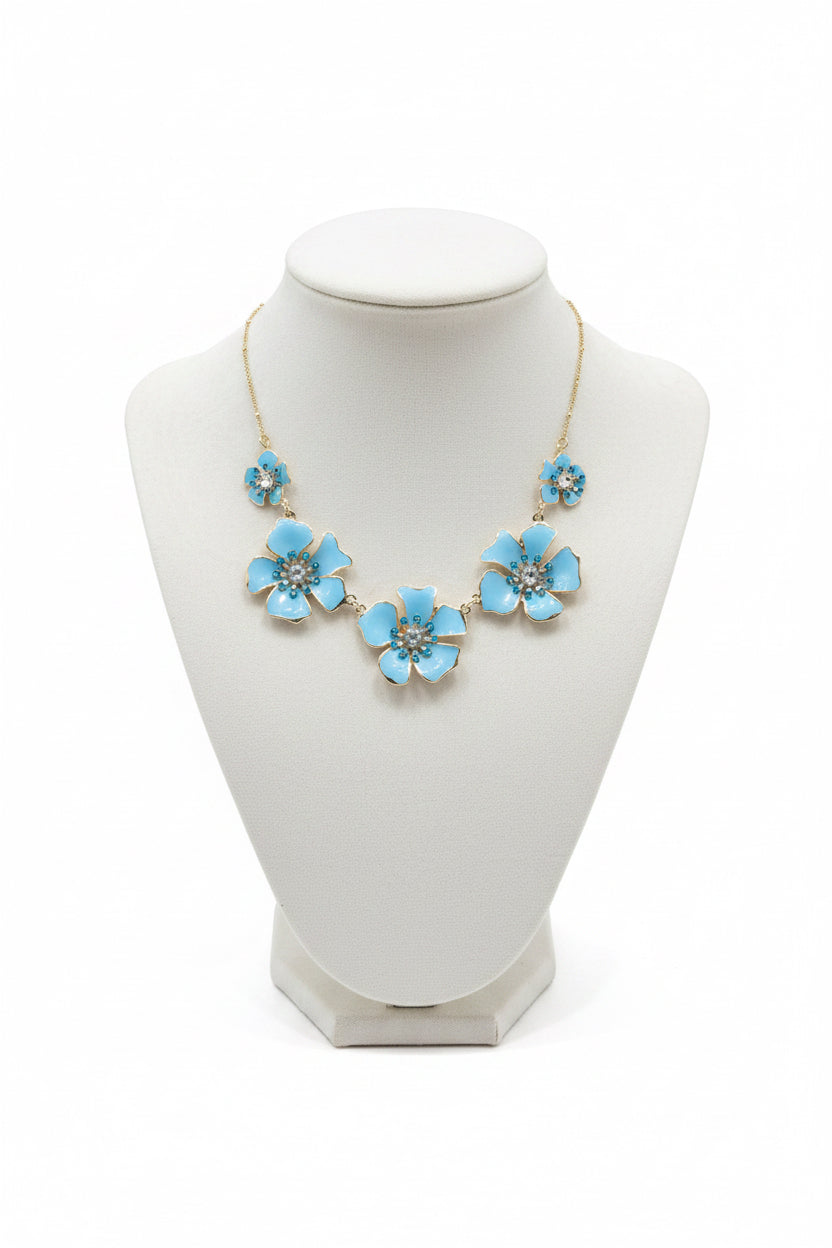 Pretty Blooms Enamel Necklace