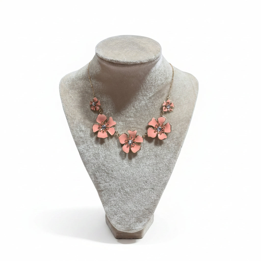Pretty Blooms Enamel Necklace
