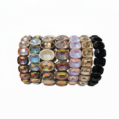 Chunky Candy Crystal Stretch Bracelets