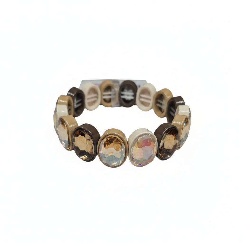Chunky Candy Crystal Stretch Bracelets