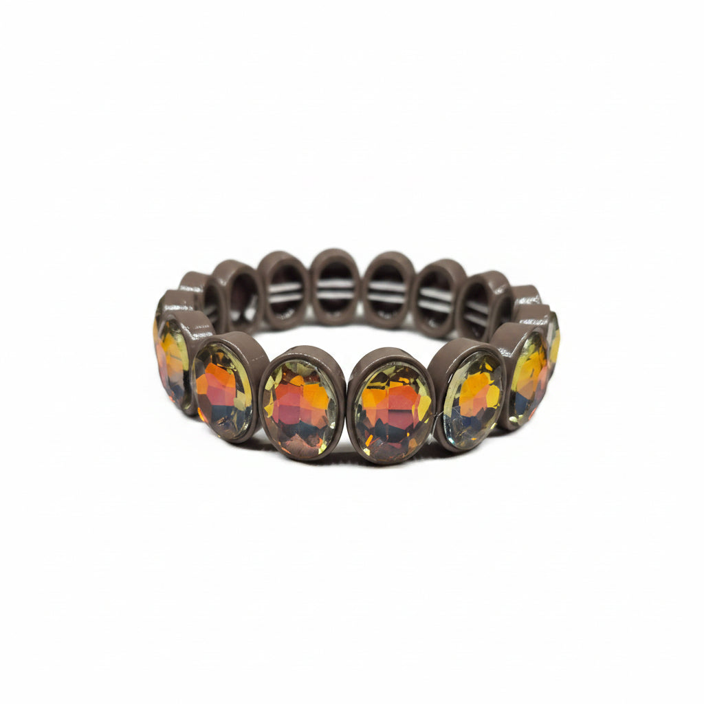 Chunky Candy Crystal Stretch Bracelets
