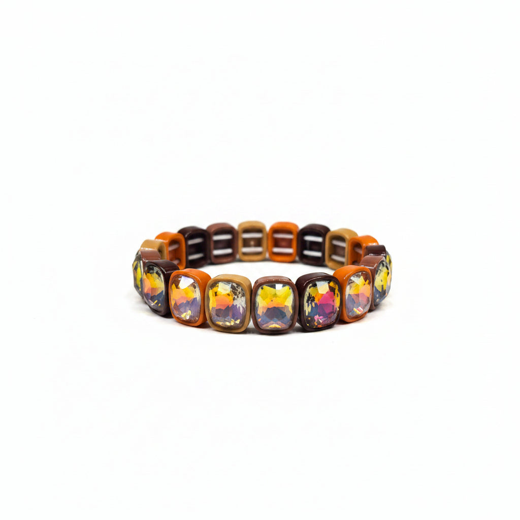 Chunky Candy Crystal Stretch Bracelets
