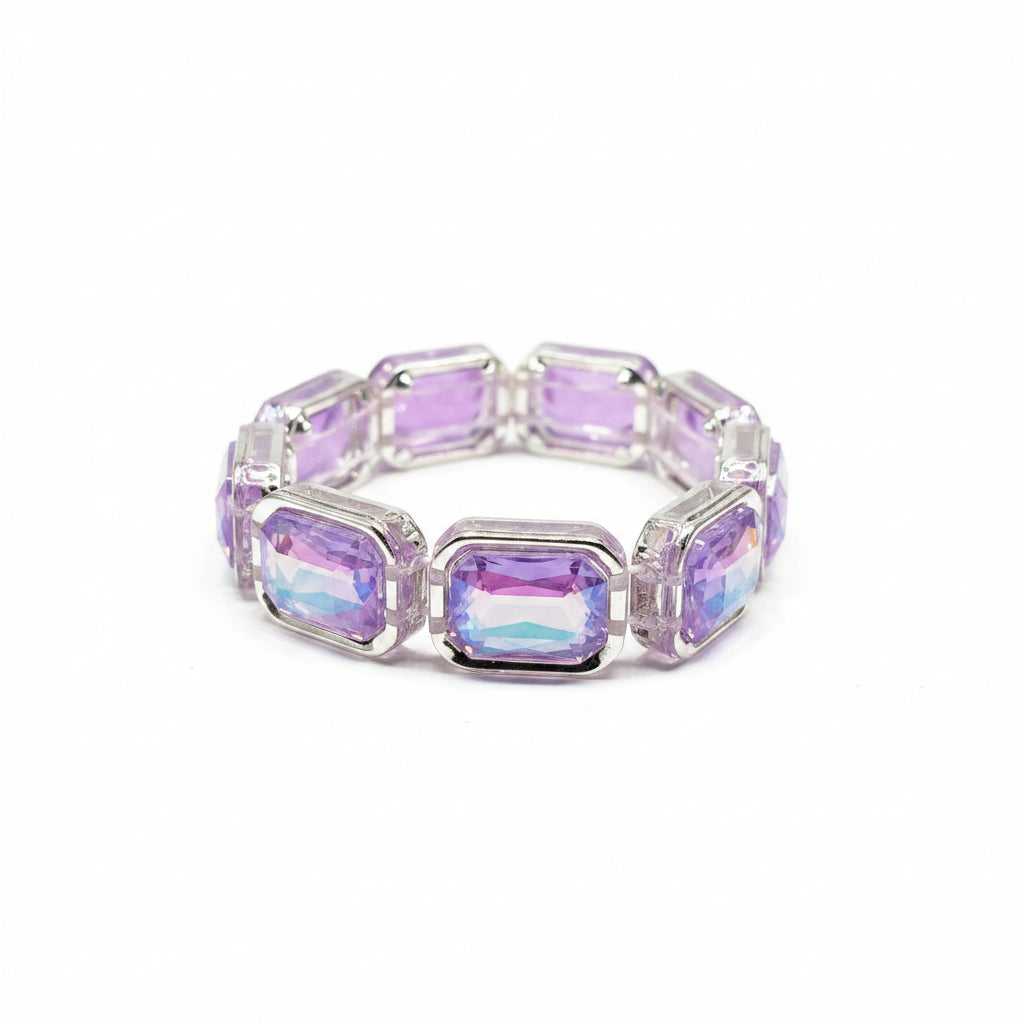 Prism Pop AB Emerald-Cut Stretch Bracelet