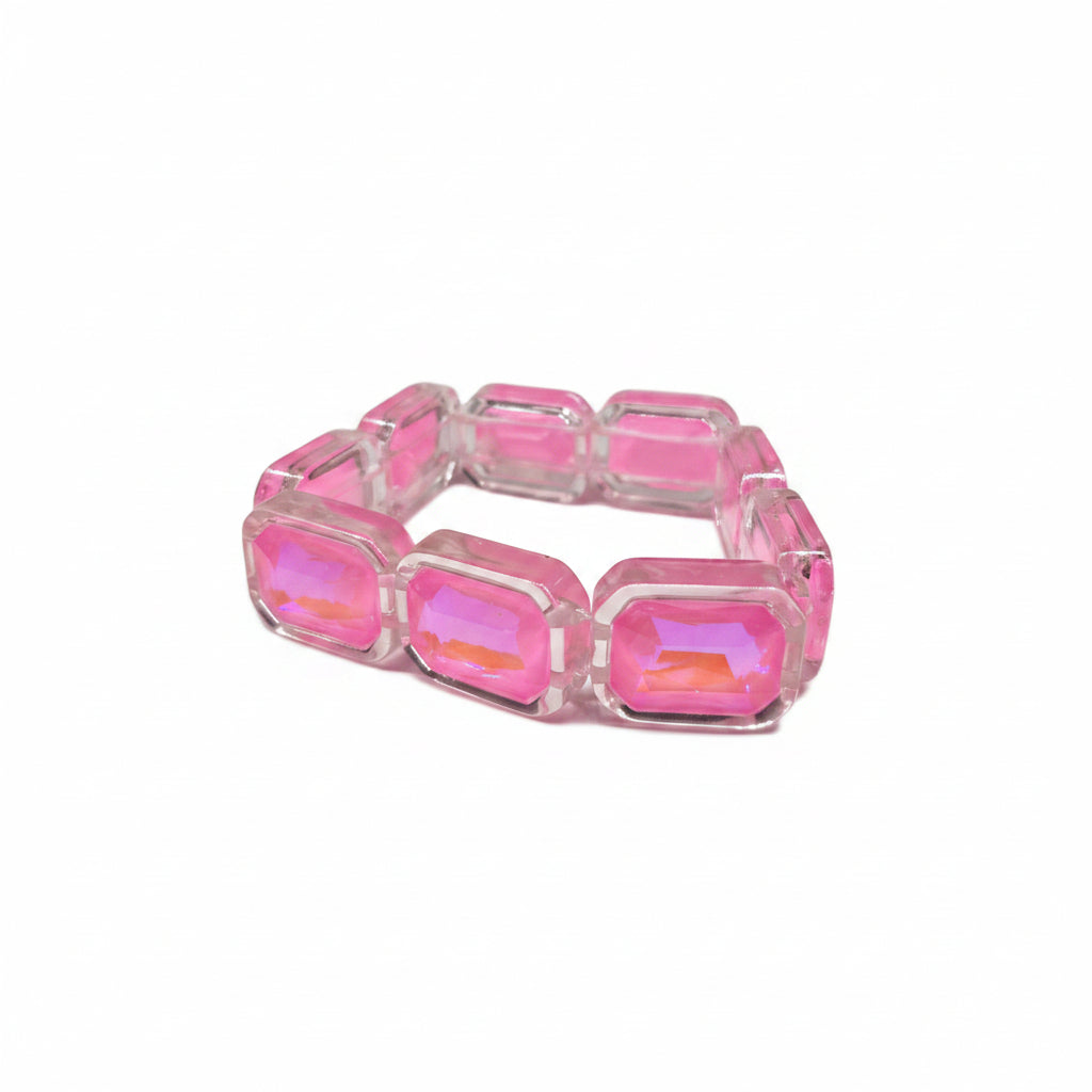 Prism Pop AB Emerald-Cut Stretch Bracelet