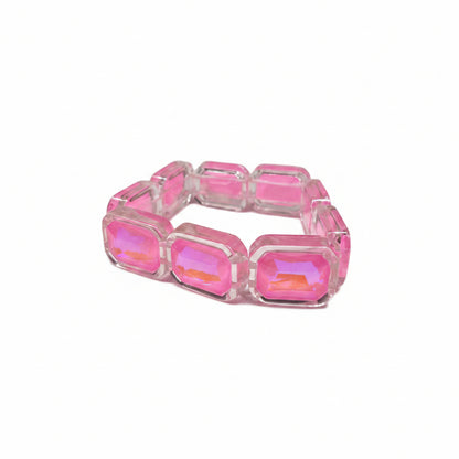 Prism Pop AB Emerald-Cut Stretch Bracelet