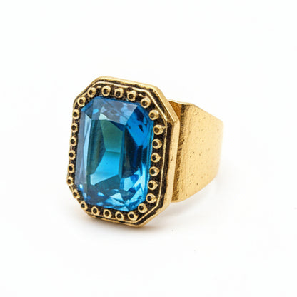Antiquity Emerald-Cut Ring