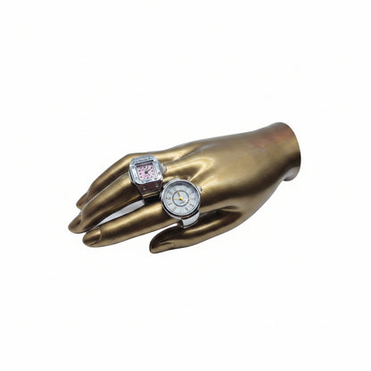 About Time Statement Ring Watch