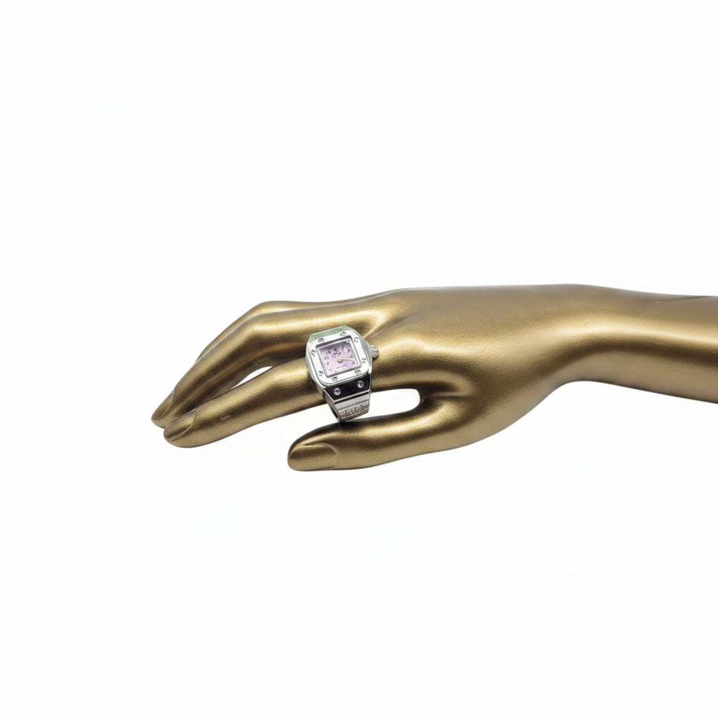About Time Statement Ring Watch