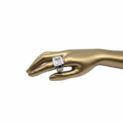 About Time Statement Ring Watch