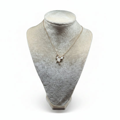 Cowhide & Cock-a-Doodle Necklace