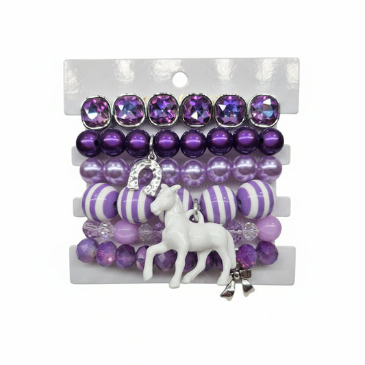 Lavender Lasso Bracelet Stack