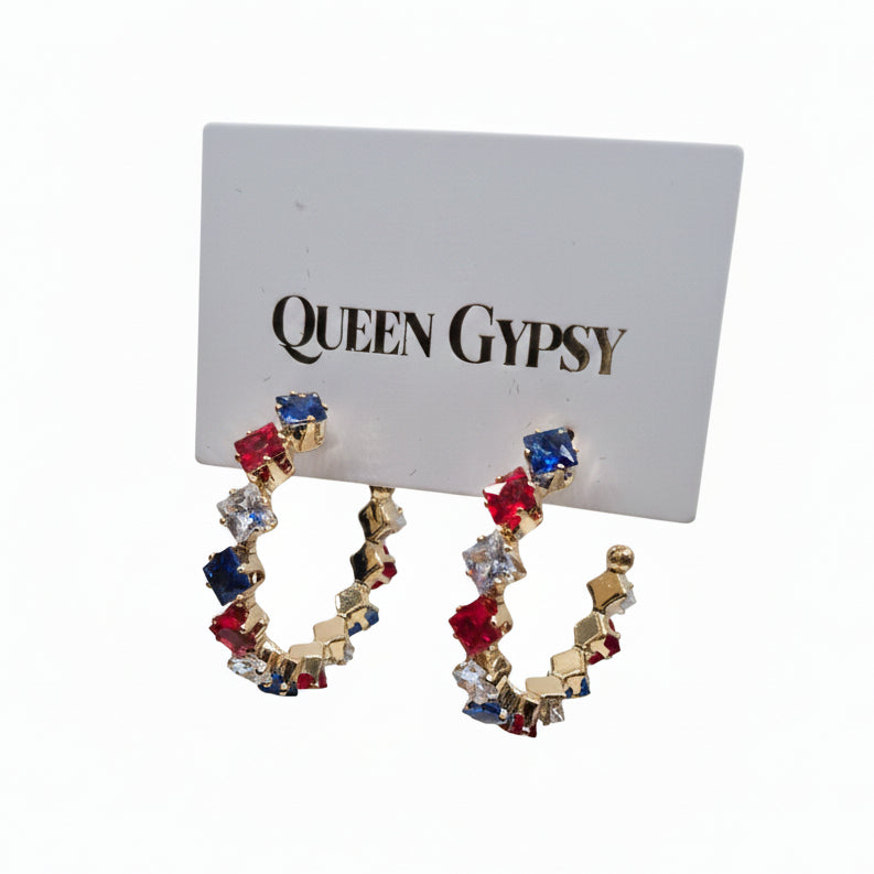 Star Spangled Sparkler Hoops