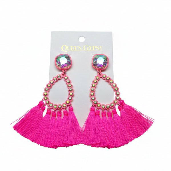 Fuchsia Fiesta Earrings