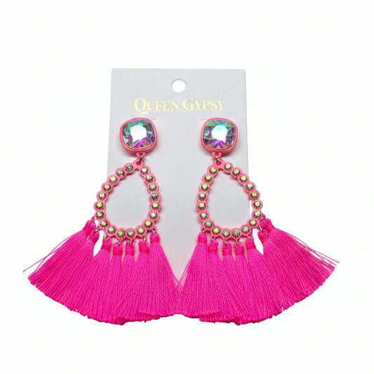 Fuchsia Fiesta Earrings