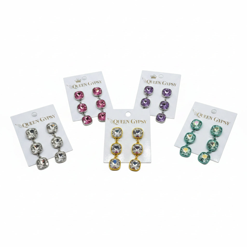 Triple Threat Glow-Ups Earrings