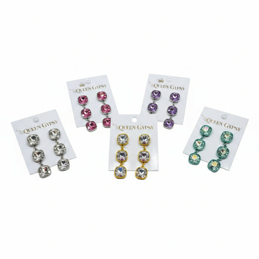 Triple Threat Glow-Ups Earrings