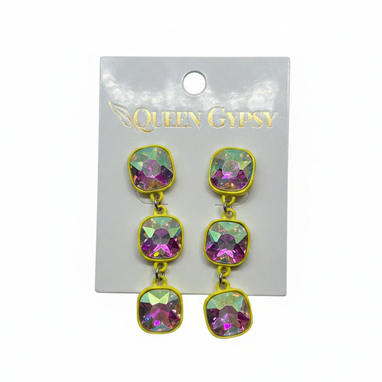 Triple Threat Glow-Ups Earrings