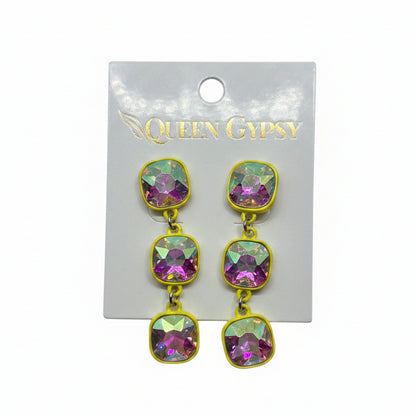 Triple Threat Glow-Ups Earrings