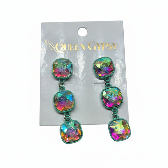 Triple Threat Glow-Ups Earrings