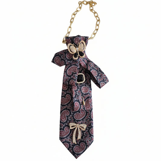 Midnight Monarch Paisley Statement