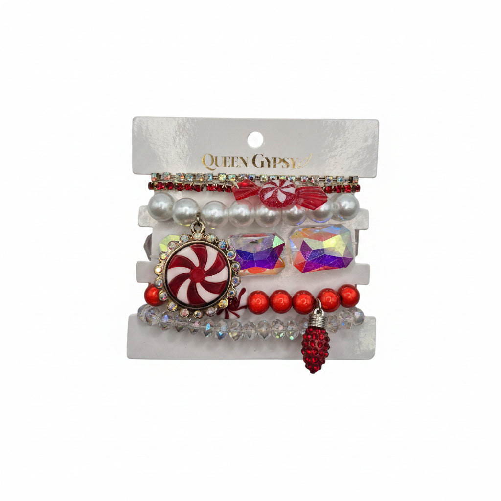 Red/White AB Peppermint Stack