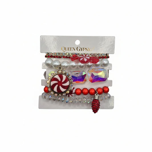 Red/White AB Peppermint Stack